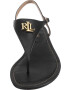 Lauren Ralph Lauren Flip-flops 'Ellington' auriu / negru - Pled.ro