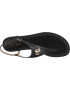 Lauren Ralph Lauren Flip-flops 'Ellington' auriu / negru - Pled.ro