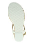 Lauren Ralph Lauren Flip-flops 'JEANNIE' auriu / alb - Pled.ro