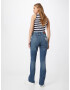 Lauren Ralph Lauren Jeans albastru denim / maro / alb - Pled.ro