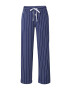 Lauren Ralph Lauren Pantaloni de pijama bleumarin / alb - Pled.ro