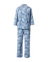 Lauren Ralph Lauren Pijama albastru / bleumarin / alb - Pled.ro