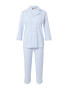 Lauren Ralph Lauren Pijama albastru deschis / alb - Pled.ro