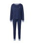 Lauren Ralph Lauren Pijama bleumarin / albastru deschis - Pled.ro