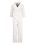 Lauren Ralph Lauren Pijama crem / verde deschis / roz deschis - Pled.ro