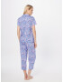 Lauren Ralph Lauren Pijama indigo / opal / roz / alb - Pled.ro