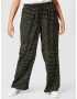 Lauren Ralph Lauren Plus Pantaloni 'ZIAKASH' oliv / negru - Pled.ro