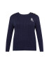 Lauren Ralph Lauren Plus Pulover 'MONTIVA' bleumarin / alb - Pled.ro