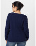 Lauren Ralph Lauren Plus Pulover 'MONTIVA' bleumarin / alb - Pled.ro