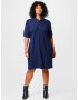 Lauren Ralph Lauren Plus Rochie tip bluză bleumarin - Pled.ro