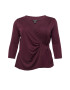 Lauren Ralph Lauren Plus Tricou 'JAINAB' roșu burgundy - Pled.ro