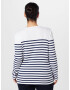 Lauren Ralph Lauren Plus Tricou 'MULIATI' bleumarin / alb - Pled.ro