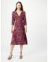 Lauren Ralph Lauren Rochie 'Carlyna' bej / indigo / portocaliu deschis / roșu burgundy - Pled.ro