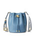 Lauren Ralph Lauren Geantă tip sac 'ANDIE' bleumarin / albastru fumuriu / alb - Pled.ro