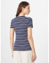 Lauren Ralph Lauren Tricou 'ALLI' bleumarin / alb - Pled.ro