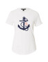 Lauren Ralph Lauren Tricou 'HAILLY' bleumarin / portocaliu piersică / alb - Pled.ro