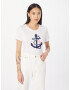 Lauren Ralph Lauren Tricou 'HAILLY' bleumarin / portocaliu piersică / alb - Pled.ro