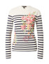 Lauren Ralph Lauren Tricou 'KATHARIN' crem / bleumarin / verde / roz - Pled.ro