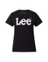 Lee Tricou negru / alb - Pled.ro