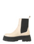 LeGer by Lena Gercke Ghete chelsea 'Joselyn' crem / negru - Pled.ro