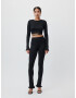 LeGer by Lena Gercke Leggings 'Lianne' gri argintiu / negru - Pled.ro