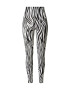 LeGer by Lena Gercke Leggings 'Nancy' negru / alb - Pled.ro