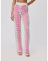 LeGer by Lena Gercke Pantaloni 'Jaslyn' crem / roz - Pled.ro