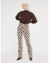 LeGer by Lena Gercke Pantaloni 'Selma' crem / ciocolatiu - Pled.ro