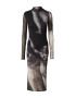 LeGer by Lena Gercke Rochie 'Emina' negru / alb - Pled.ro