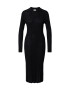 LeGer by Lena Gercke Rochie tricotat 'Juana' negru - Pled.ro