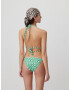 LeGer by Lena Gercke Slip costum de baie 'Caro' verde / alb - Pled.ro