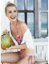 LeGer by Lena Gercke Slip costum de baie 'Yana' roz - Pled.ro