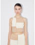 LeGer by Lena Gercke Top 'Mina' crem / maro cappuccino - Pled.ro