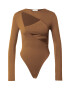 LeGer by Lena Gercke Tricou body 'Jamira' sepie - Pled.ro