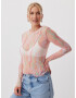 LeGer by Lena Gercke Tricou 'Kenley' verde pastel / portocaliu caisă / roz / roz - Pled.ro