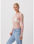 LeGer by Lena Gercke Tricou 'Kenley' verde pastel / portocaliu caisă / roz / roz - Pled.ro