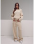 LENI KLUM x ABOUT YOU Pantaloni 'Giselle' alb natural - Pled.ro