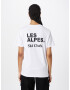 Les Petits Basics Tricou 'Les Alpes' negru / alb - Pled.ro