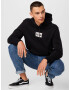 LEVI'S Bluză de molton 'LSE_T3 GRAPHIC HOODIE BLACKS' negru / alb - Pled.ro