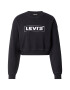 LEVI'S Bluză de molton 'GRAPHIC LAUNDRY CREW BLACKS' negru / alb - Pled.ro