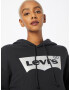 LEVI'S Bluză de molton negru / argintiu - Pled.ro