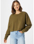 LEVI'S Bluză de molton 'ROONIE CROP SWEATSHIRT GREENS' oliv - Pled.ro