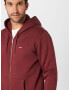 LEVI'S Hanorac 'CORE NG ZIP UP REDS' roșu / roșu bordeaux / alb - Pled.ro