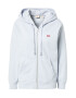 LEVI'S Hanorac 'STANDARD ZIP HOODIE NEUTRALS' gri deschis / roșu / alb - Pled.ro