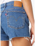 LEVI'S ® Jeans '501® ORIGINAL SHORT MED INDIGO - FLAT FINISH' albastru denim - Pled.ro