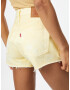 LEVI'S Jeans '501® HIGH RISE SHORT' galben pastel - Pled.ro