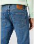 LEVI'S Jeans '551 Z AUTHENTIC STRAIGHT' albastru denim / alb - Pled.ro