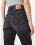 LEVI'S ® Jeans 'HIGH WAISTED MOM JEAN DARK INDIGO - WORN IN' negru - Pled.ro