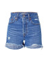 LEVI'S Jeans 'RIBCAGE SHORT DARK INDIGO - WORN IN' albastru denim - Pled.ro