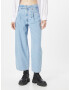 LEVI'S Pantaloni cu cute 'BELTED BAGGY LIGHT INDIGO - FLAT FINISH' albastru denim - Pled.ro